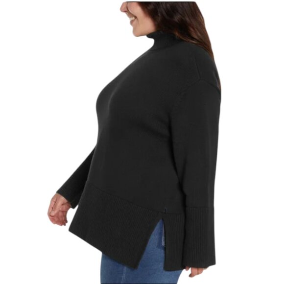 NEW GAP Cotton Turtleneck Sweater | Black - Picture 3 of 9